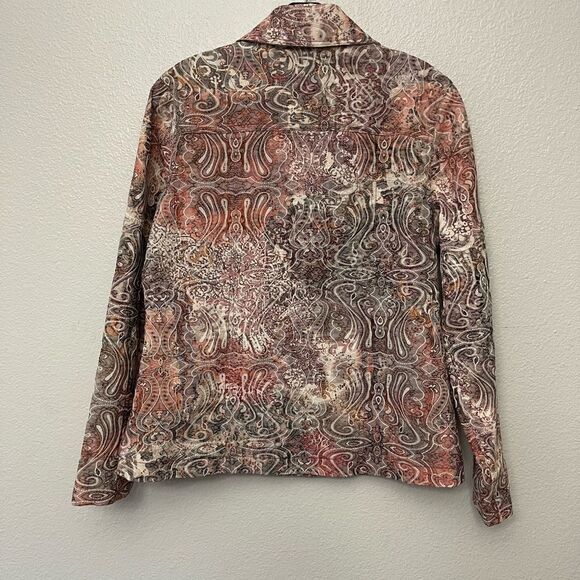 Eden Court Tapestry Style Lightweight Jacket Size Medium - Picture 2 of 7